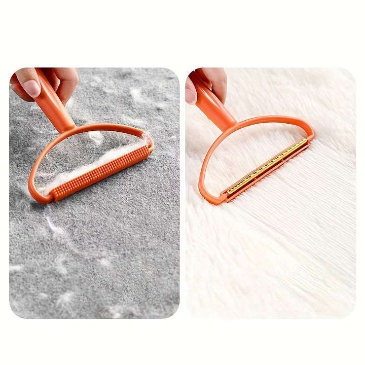 [Durable Plastic] Pet Hair Remover Tool | 1pc | Durable Plastic | Coat Shaver & Fur Ball Trimmer | Home Use | Pet Grooming | Comfortable Grip