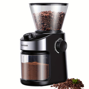 [Adjustable Timer] SHARDOR Electric Coffee Grinder - 32 Grinding Sizes, 40 Seconds Adjustable Timer - Home Coffee Grinder