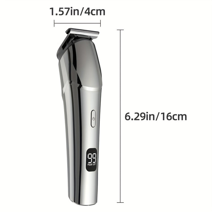 10-in-1 Men's Grooming Kit - Cordless Beard Trimmer, Hair Clippers, Body & Nose Hair Trimmer with Precision Blades, USB Rechargeable, 600mAh Lithium Battery, Includes Charging Stand - Ideal Gift for Him, Barber Accessories