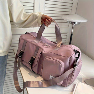 Luxurious Large Capacity Travel Duffle Bag - Ultra-Portable, Versatile Storage for Gym, Weekends & Overnight Trips - Hassle-Free Carry On Approved