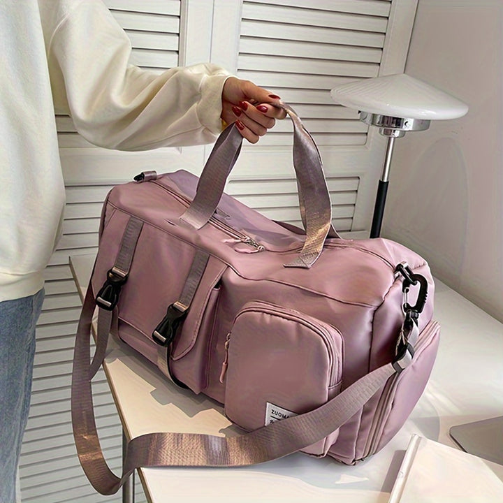 Luxurious Large Capacity Travel Duffle Bag - Ultra-Portable, Versatile Storage for Gym, Weekends & Overnight Trips - Hassle-Free Carry On Approved