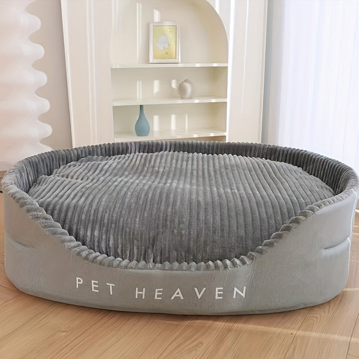 Ultra-Soft Luxurious Dog Bed Kennel - Pet Beds - Plush, Bite-Resistant, Dirt-Proof, Supreme Comfort, Four Seasons Use, Machine Washable, Perfect Living Room Pet Haven With Easy Care