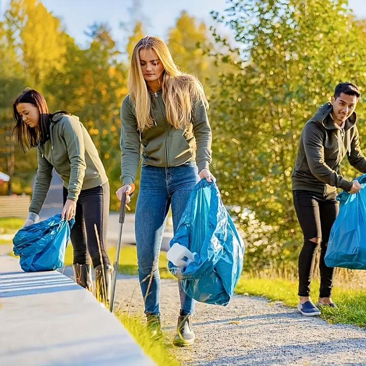 Outil de saisie extensible léger de 33 pouces - Outil de saisie pliable pour seniors avec mâchoires rotatives à 360° pour un ramassage facile des déchets et une assistance à la mobilité