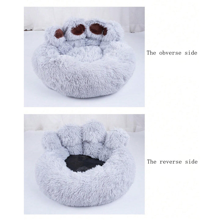 [Long Warm Soft Plush Cat Bed] Soft Long Plush Cat kennel dog kennel winter warm pet bed Cat Bed Cat Mat Animals Sleeping Sofa Christmas Gift