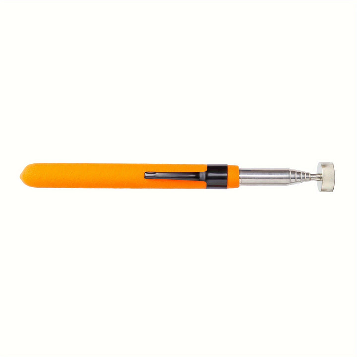 1pc Magnet Pickup Tool, Orange Telescopic Adjustable Magnetic Pick-Up Tools Picking Up Small Pieces