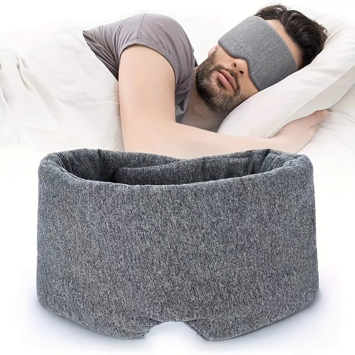 Masque de sommeil en coton modal pour hommes et femmes, un masque respirant, confortable et doux pour dormir, faire la sieste et voyager.