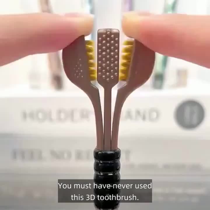 1/4-Pack Manual Toothbrushes, Deep Clean, Triple Layer Wrapped, Ultrafine Fiber Bristles, Oral Care, Personal Hygiene, Home Health Supplies