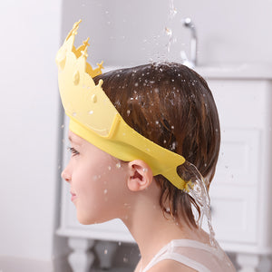 [Waterproof Adjustable Shower Cap] Youngsters' Shower Cap with Ear Protection - Waterproof, Adjustable Bath Hat for Safety & Comfort - Perfect Gift for Thanksgiving, Halloween, Easter - Available in Pink, Red, Blue, Yellow