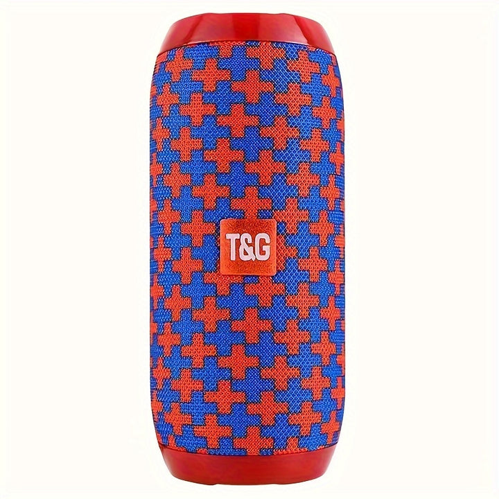 [Portable Wireless TG117 Speaker] TG117 Portable Wireless Speaker, TWS Stereo, Built - In Mic For Calls - FM Radio, TF Card, USB Playback - Ideal For Use