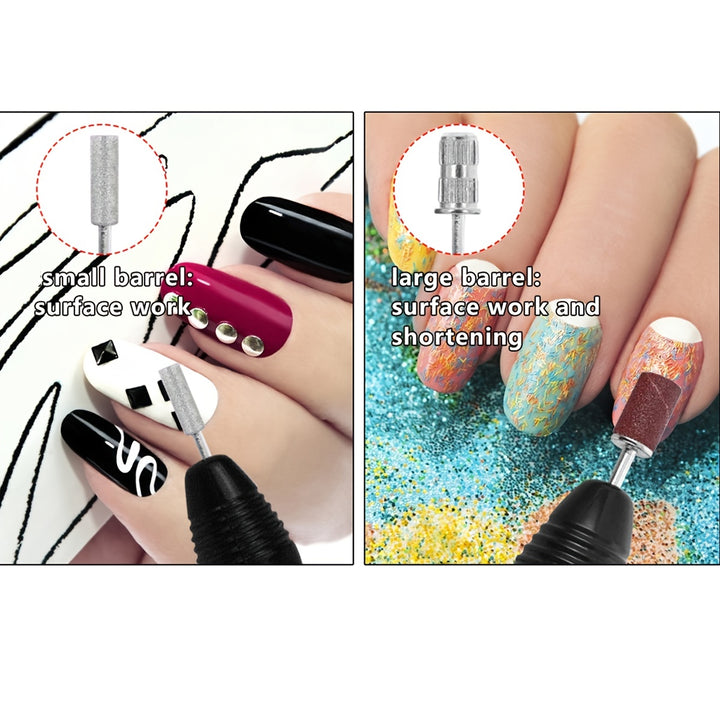 156pcs Professional Electric Nail Drill Machine Set - Low Noise, Vibration-Free, Adjustable Speed, LED Light, Ergonomic Design - For Acrylic Nail, Gel Art, Nail Polish Remover, Pedicure, Glazing, Polishing, and Grinding