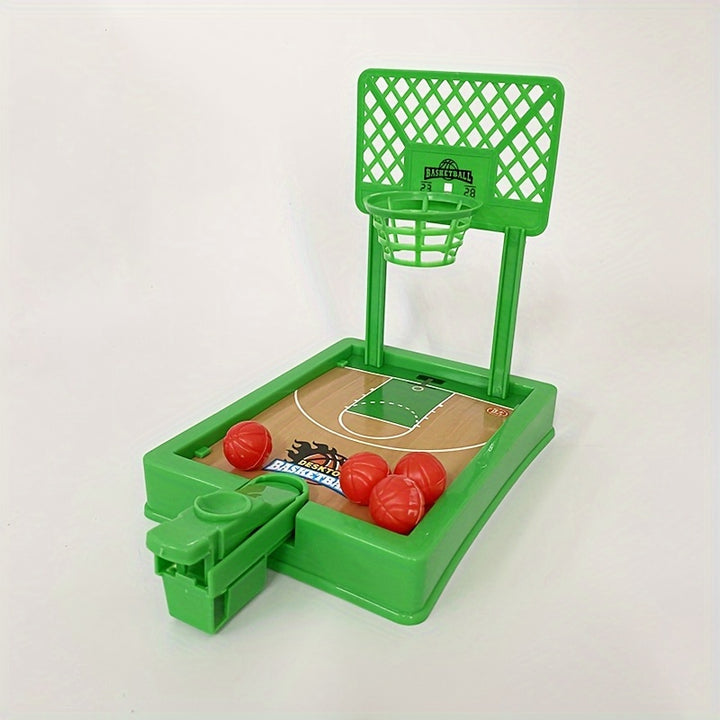 Two Person Tabletop Game Basketball Machine, Interactive Fun Finger Bouncing Basketball Circle Shooting Machine Toy, As Halloween, Chrismas Gift