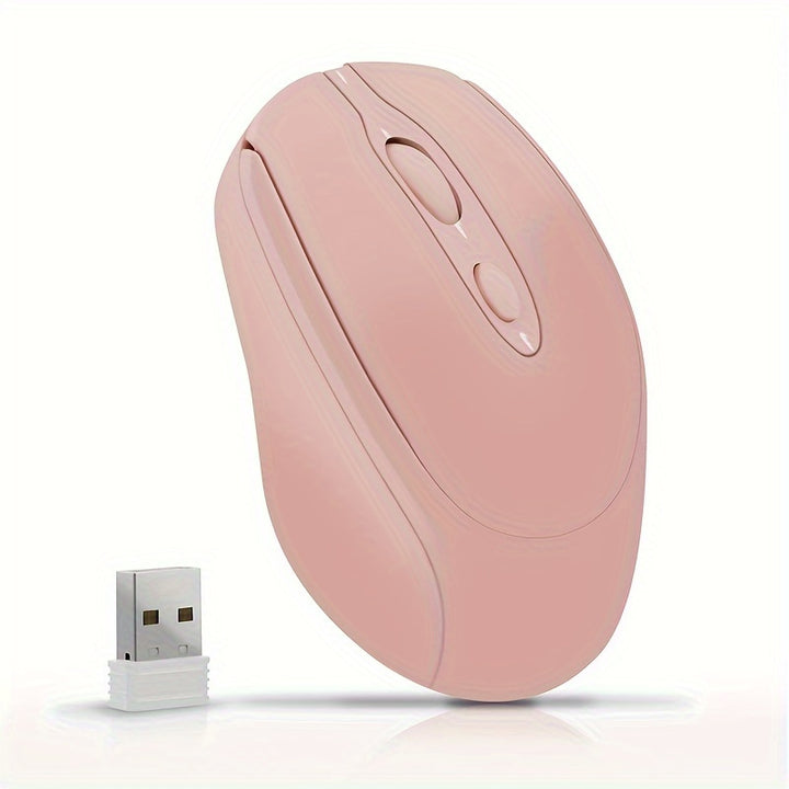 Wireless Mouse, Office Mouse, Rechargeable Mouse, Dual-Mode (2.4G+BT) Mouse, Portable Silent Mouse, Suitable for Laptops/ Desktops/ Tablets