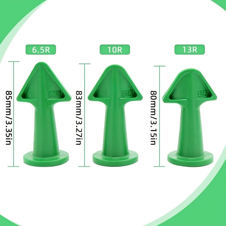 3/6pcs Premium Silicone Caulk Nozzle Applicator Kit - Easy-to-Use Scraper Tool for Floor Cleaning, Tile, Brick Joint, and Dirt Removal - Durable Epoxy Piston Accessory for Sealant and Grout Applications