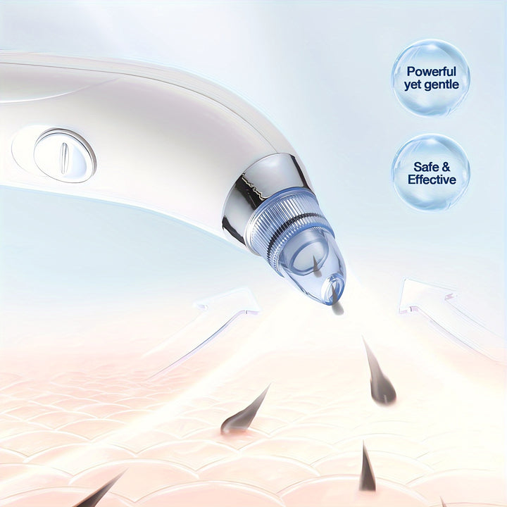 Blackhead Vacuum Remover, Powerful Portable Facial Pore Cleaner With 4 Probes, Remove Blackhead In Gentle And Safe Way