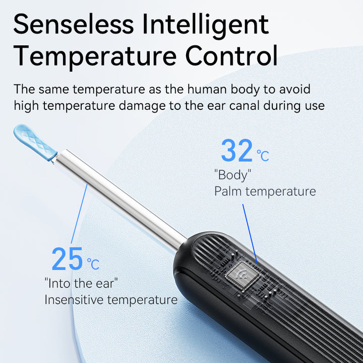 [Wi-Fi Ear Cleaner] INSKAM Wi-Fi Enabled 1080P Ear Wax Removal Tool with Camera, Ear Cleaning Kit, Rechargeable Lithium Battery, 6 Spoons, Ear Tweezers for Ear Care