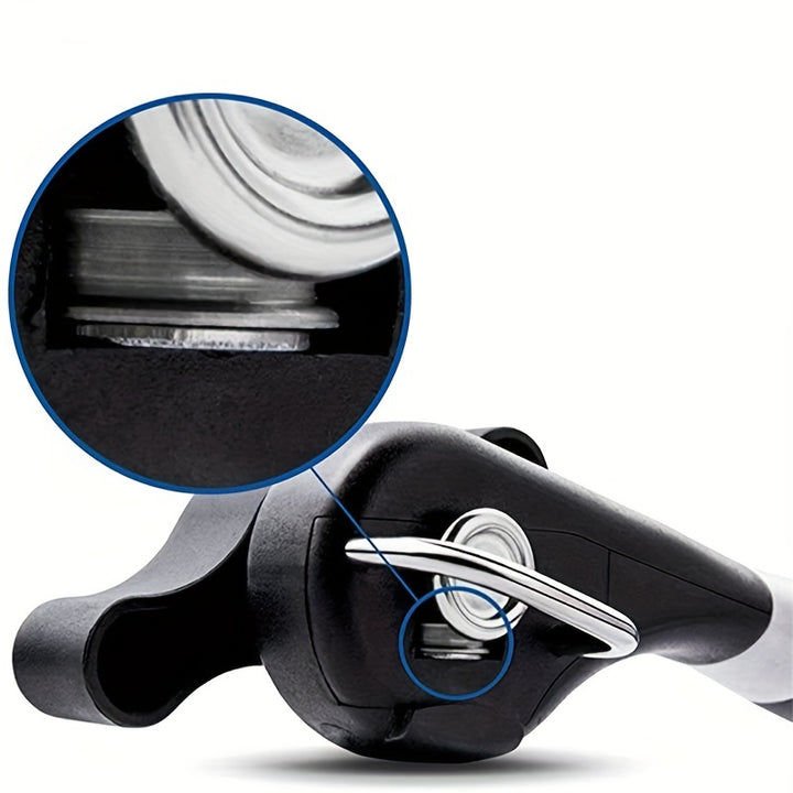 1 Pcs Stainless Steel Multifunctional Can Opener, Side Open Quick and Simple Can Knife Kitchen Gadgets