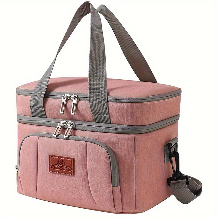 1 X Oxford Cloth Insulated Multi-purpose Bag, Portable Food Takeaway Lunch Box Snack Bag