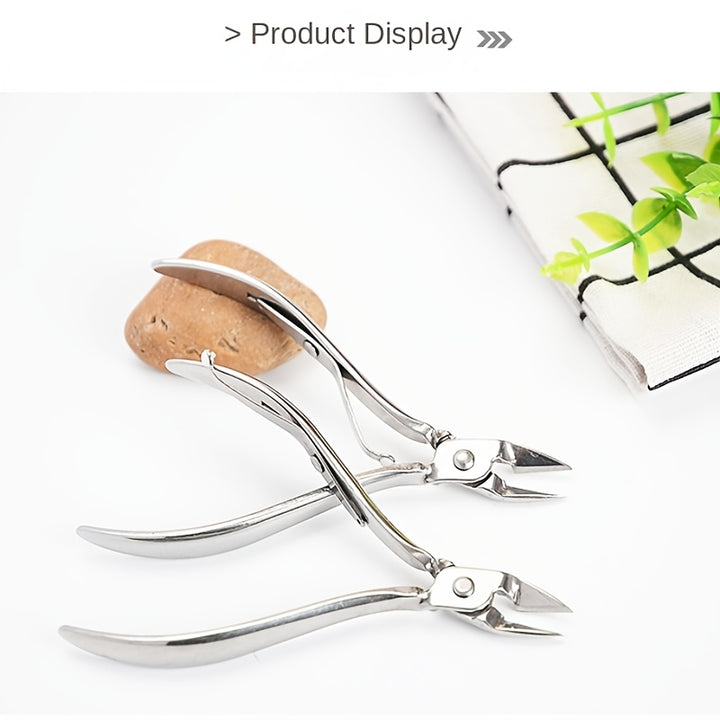 Durable Stainless Steel Cuticle Nipper for Manicure and Pedicure - Perfect for Cuticle Removal and Fingernail and Toenail Health