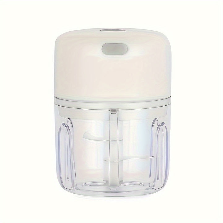 100/250mL USB Rechargeable Electric Garlic Chopper - Strong &Durable Grinder For Chilli, Ginger & Vegetables!