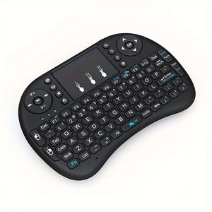 [Venda Quente] Teclado Mini Wireless 2.4G Plug & Play com Touchpad - Ideal para Android TV Box, Smart TV, Projetor, PS3 e Mais!