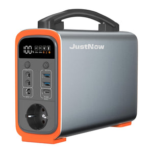 Station de puissance mobile 240W/240Wh, batterie LiFePo4 de stockage d'énergie portable avec sortie AC/DC/USB/PD 60W, générateur solaire pour le camping, en extérieur, camping-cars.