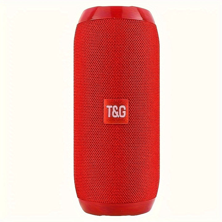 [Portable Wireless TG117 Speaker] TG117 Portable Wireless Speaker, TWS Stereo, Built - In Mic For Calls - FM Radio, TF Card, USB Playback - Ideal For Use