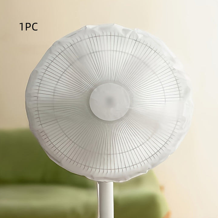 1pc Electric Fan Dust Cover,Dustproof Protective Fan Cover for All Seasons, Anti-Dust Shield for Home & Office, Easy to Use, Universal Fit, Must-Have Fan Accessory