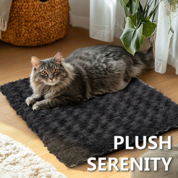 Heavy-Duty Thermal Insulated Cat Pad & Dog Bed - Extreme Cold Weather Pet Bed with Non-Slip Bottom, Removable Washable Cover - Indoor/Outdoor Use for Cats, Dogs, Feral Pets - Easy-Clean Surface & Long-Lasting Warmth - Ideal f