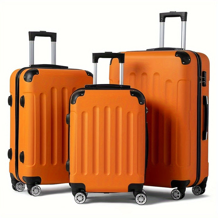 [Durable Hard Shell] 3pcs Luggage | 20/24/28-Inch | Durable Hard Shell | 360 Spinner Wheels, TSA Lock, Multifunctional | Travel Suitcase | Lightweight