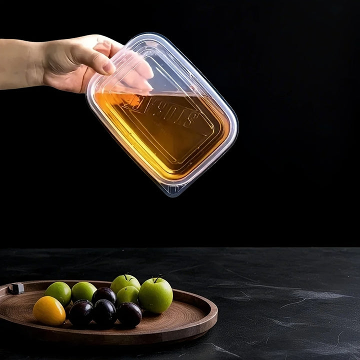 10pcs Stackable Food Storage Containers with Lids, BPA-Free Plastic Lunch Boxes, Suitable for Grains, Meat, Fruits, and Vegetables - Dishwasher and Microwave Safe