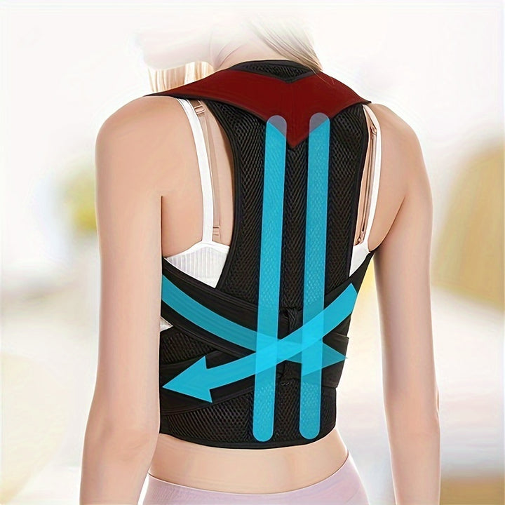 Back Posture Brace Clavicle Support, Stop Slouching And Hunching, Adjustable Back Trainer, Order A Size Up