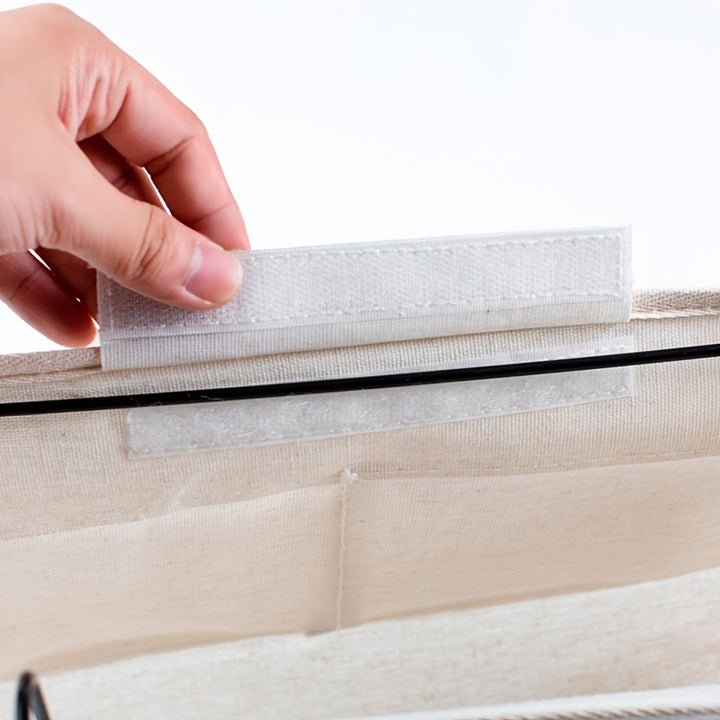 1pc Bedside Hanging Storage Basket - Space-Saving Snack Organizer, Desk Storage Rack, and Dormitory Essentials Holder - Perfect for Students, Dorm Rooms, and Small Spaces