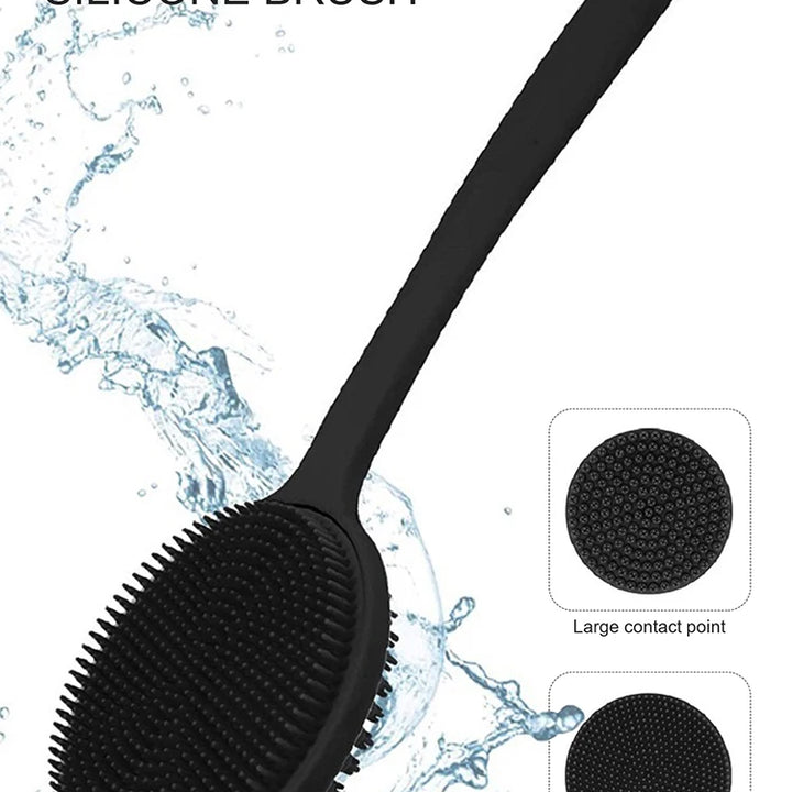 Gant de bain doux, gommage exfoliant, brosse de bain à long manche, exfoliateur, masseur de peau, brosse de nettoyage, accessoires de salle de bain