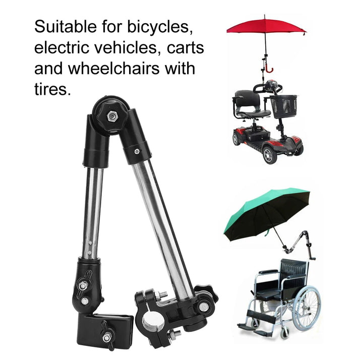 Baby Buggy Pram Stroller Umbrella Holder Mount Stand Handle Wheelchair Stroller Umbrella Connector Holder Accessory