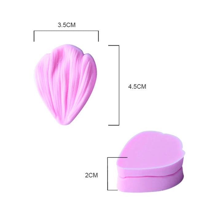 Daisy Flower Petals Embossed Chocolate Fondant Cake Mold Food Grade Silicone Soap Mold Kitchen Baking Cake Decorating Tools