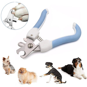 Cortador de unhas profissional para animais de estimação, aço inoxidável, aparador de unhas para cães e gatos, economia de trabalho, conveniente, suprimentos para tosa de cães