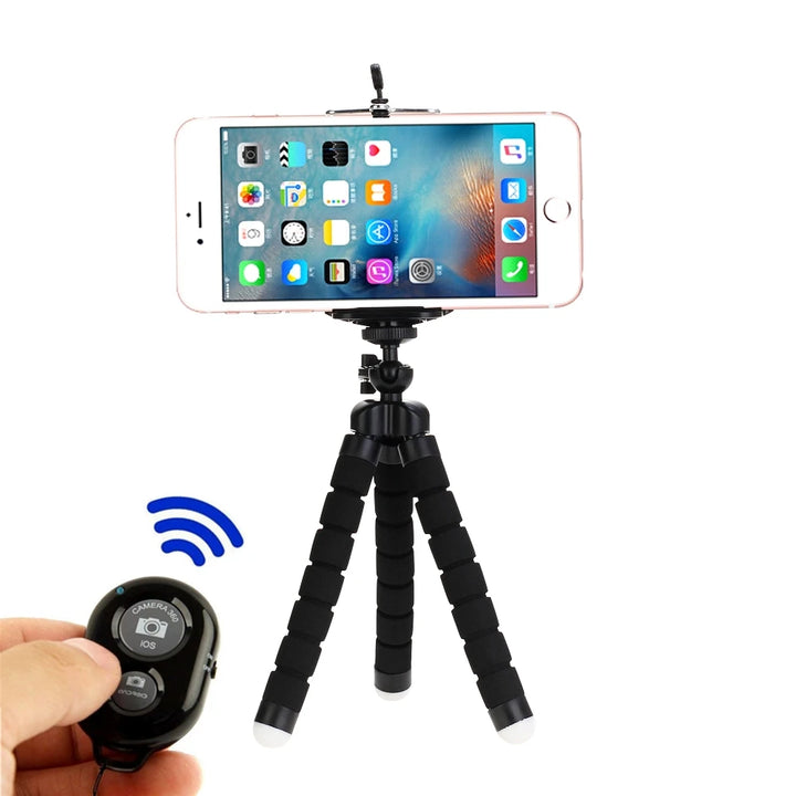 Tripods Tripod For Phone Mobile Camera Holder Clip Smartphone Monopod Tripod Stand Octopus Mini Tripod Stativ For Phone