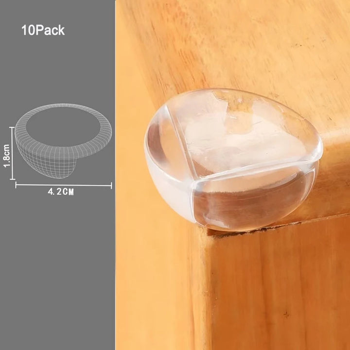 4 Pcs/10 Pcs Children Baby Safety Silicone Protector Table Corner Edge Protection Cover Children Anti-Collision Edge Guards