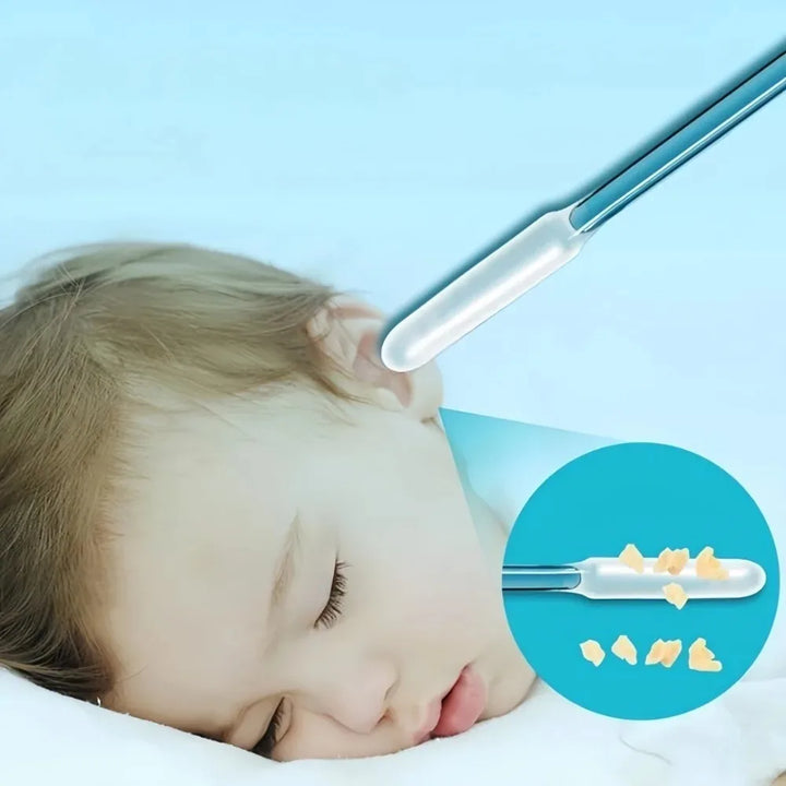 24 Pcs Disposable Silicone Earwax Remover sticky ear pick For Kids Older Adults S/L Ear Cleaner Reusable Adhesive Earpick