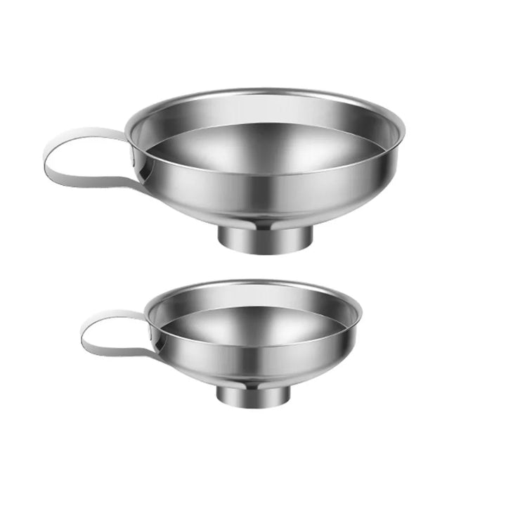 Stainless Steel Wide Mouth Funnel, Kitchen and Household Large Diameter Funnel, Multifunctional Jam Canning Funnel