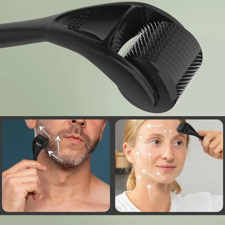 540 Needles for Facial Body Hair Growth Derma Roller for Skin Beard 0.2mm 0.25mm 0.3mm Needle Micro Face Roll Tool