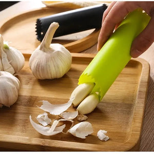 Pelapatate per aglio Peeling per aglio Pelapatate per aglio in silicone Peel Facile utile Utensili da cucina facili Gadget di sicurezza non tossico