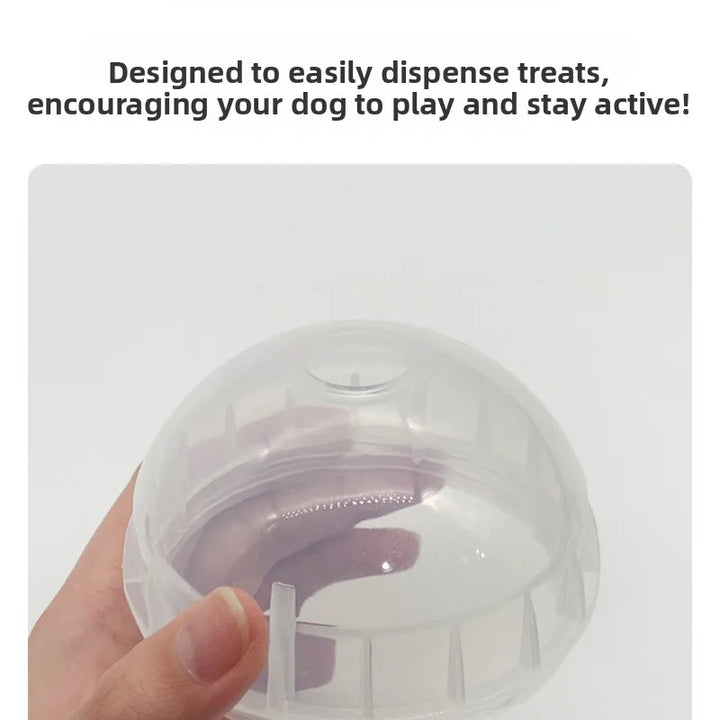 Treat Ball Dog Treat Dispenser Toy Ball Interactive Dog Toy - 4" Dog Food Toy Stimulation, Slow Feeder