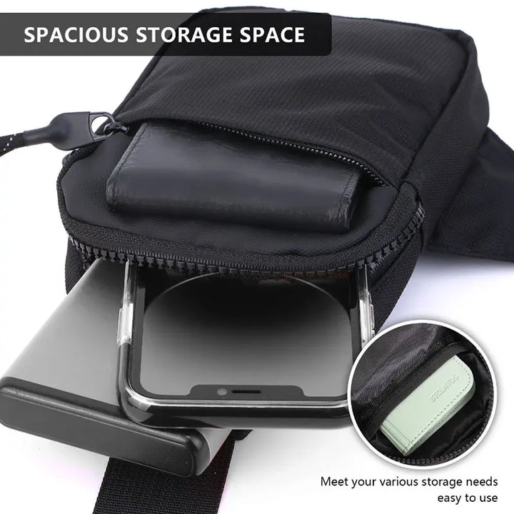 New Sports Chest Bag Men's Small Size Backpack Women Messenger Bag Mobile Phone Waist Bag Mini Fashion Satchel