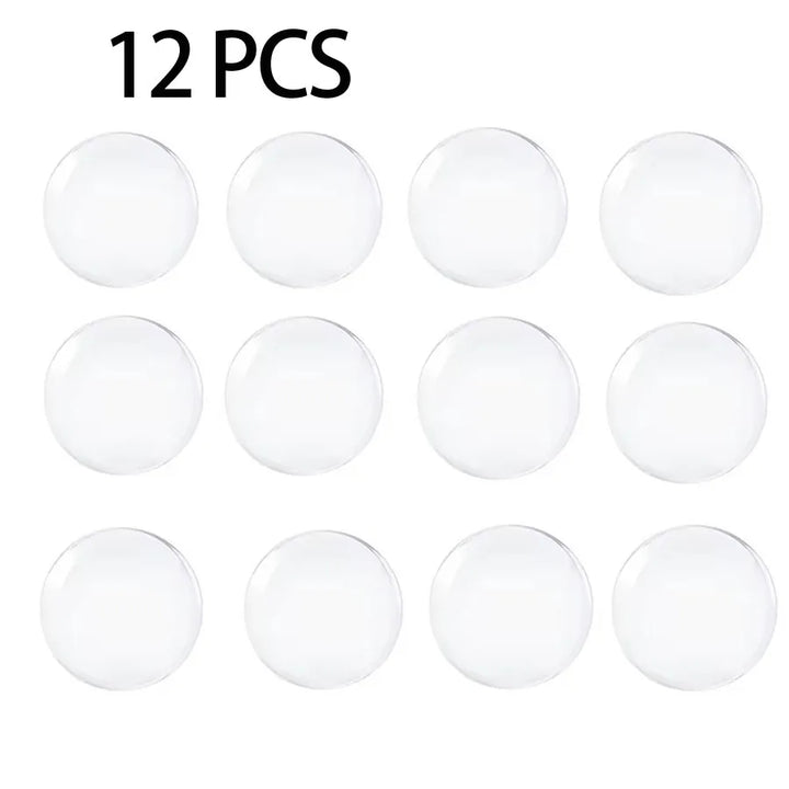 Door Knob Wall Shield Clear Soft Rubber Door Stopper Door Handle Bumper Mute Stickers Wall Protector Muffler Pad Protective Plug