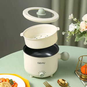 1.8l Multi-function Electric Cooker 600w Double-layer Rice Cooker Household Smart Hot Pot Wok Non-stick Rice Cooker