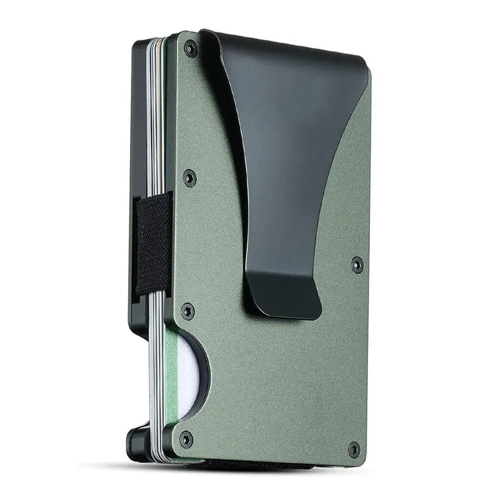 Minimalist Wallet for Men & Women Slim RFID Wallet, Scratch Resistant, Credit Card Holder & Money Clip, Easily Removable Money