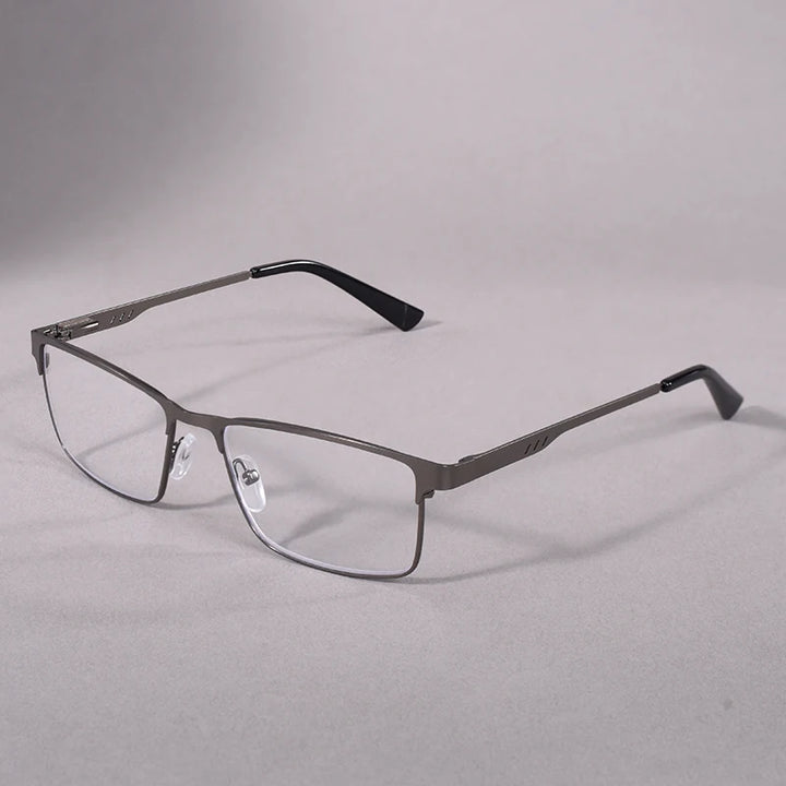 Anti Blue Light Reading Glasses Men High Quality Full-frame Diopter Glasses Business Male Presbyopic Eyeglasses +100+200