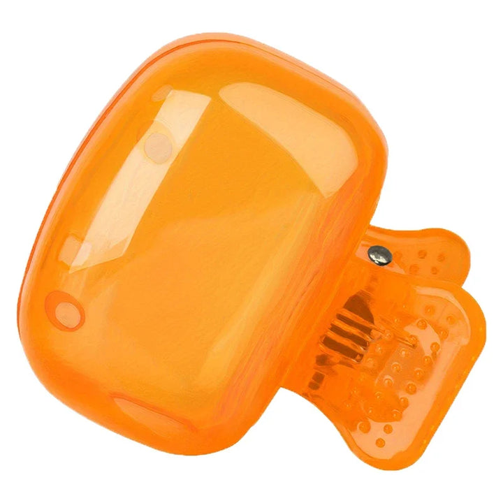 1 Pc Travel Toothbrush Head Covers Toothbrush Protector Cap Brush Pod Case Protective Portable Plastic Clip For Household Travel