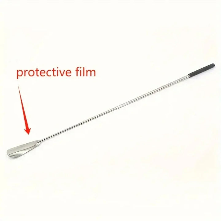 1 Pc retractable stainless steel elderly shoe puller, shoe assistant, suitable for both men and women, shoe horn